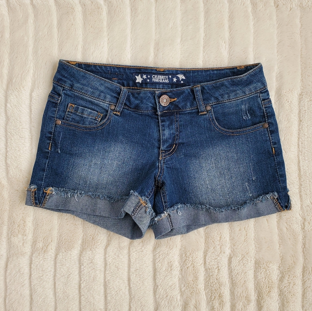Celebrity Pink Denim Stretch Shorts